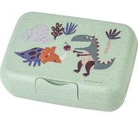 Koziol Lunchbox Candy L Rex mit Trennschale, Frühstücksbox, Kunststoff, Organic Green, 8344748