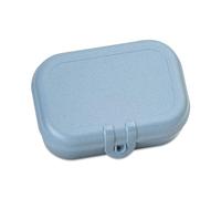 Koziol Lunchbox Pascal S, Plastique biocirculaire, Nature Flower Blue 15x10x6cm