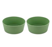 Koziol Petits saladiers Connect Vert ø 12 cm / 400 ml - 2 pièces