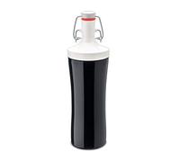 Koziol Plopp To Go Gourde unisexe pour adulte, Adulte - mixte, Gourde, Cosmos Noir/coton blanc, 425ml