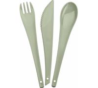 Koziol Rio Besteck-Set, 3-tlg., Löffel, Gabel, Messer, Besteck, Kunststoff, Eucalyptus Green, 19 cm, 3036655