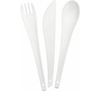 Koziol Rio Besteckset, 3-tlg., Besteck Set, Löffel, Gabel, Messer, Kunststoff, Weiß, 3036525