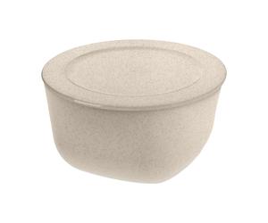 Koziol Saladier avec couvercle Connect thermoplastique biocirculaire 4 L Nature desert sand