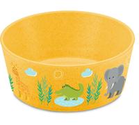 Koziol Schale Connect Bowl Africa, Schälchen, Kunststoff-Holz-Mix, Organic Yellow, 400 ml, 1419681