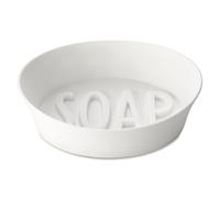 Koziol Seifenschale Soap, Seifenablage, Organic Recycled, Recycled White, 1413125