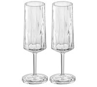 Koziol Set 2 Coupes Champagne Prosecco 20cm 100ml Club No. 14 Superglas Indistru