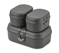 koziol Set de boîtes à lunch Pascal Ready Mini gris, 1 set