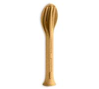 Koziol Set de couverts 3 pcs. Klikk Pocket, Couverts à emporter, plastique, Nature Wood