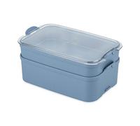 Koziol STAKK BENTOBOX 2 Boîte à déjeuner, en deux parties, avec couvercle, 2000 ml, incassable, en plastique biocirculaire, passe au lave-vaisselle, sans mélamine, pour le déjeuner à emporter, la