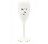 Koziol Superglas 100ml with print CHEERS NO. 1 THINK LESS LOVE MORE