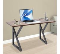 Kozivmo Lot de 2 Pieds de Meubles en métal Industriel en Forme de K - Pieds de Table et d'armoire - avec vis - avec Rembourrage et vis - Disponible en Hauteur de 45 x 9 x 70 cm