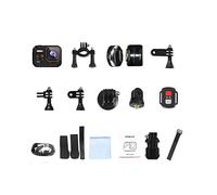 KOZWAY Caméra d'action 4K Caméra d'action HD étanche avec écran de contrôle à distance Caméra de sport 4K Enregistreur de lecteur Caméra de sport Casque de plongée avec tuba Caméra d'action (taille :