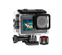 KOZWAY Caméra d'action Filtre amovible 6 objectifs 5K 30FPS 4K 60FPS 48MP double écran 2 pouces IPS EIS Prise de vue vidéo Go étanche Sports Cam Pro (taille : 3, couleur : appareil photo 5K