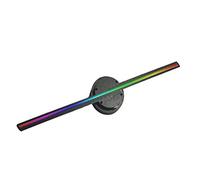 KOZWAY éventail Hologramme 3D 20.47" 3D Ventilateur Hologramme projecteur LED publicité Affichage Logo lumière LED for Salon Professionnel Exposition Vacances d'affaires