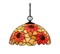 KOZWAY Lampes Tiffany, Tiffany European Retro Creative Creative Chambre Chambre à Coucher Restaurant Lampe Lampe Bar Café Chandelier (Size : 40CM)