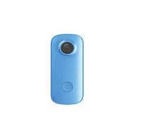 KOZWAY Mini caméra d'action pouce 1080P30FPS / 4K30FPS H.265 12MP 2.4G 30M étui étanche Action Sport DV caméscope (taille : C100Plus ajouter 32 Go, couleur : bleu)
