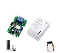 KOZWAY Ouvre-Porte Coulissant Automatique, WiFi Garage Door Opener Controller Smart Switch on Off Relay Module Gate Open Voice Control (Color : 1CH 7-32V Case)