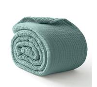 Kozyhvn Couverture 100% Mousseline de Coton pour lit Simple XL, 167,6 x 228,6 cm, Respirante et rafraîchissante - Couvre-lit Doux de Style bohème - Literie en Gaze pour Adultes - Toutes Saisons