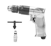 KP - 550 Outil pneumatique pour perceuse pneumatique, perceuse pneumatique portative de 3/8 pouces avec vitesse variable et fonction marche avant et arrière, conception de (Style américain)