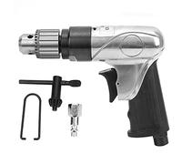 KP-552H Perceuse pneumatique |Mandrin 3/8 pouces et 700 tr/min pour bois/métal/plastique |Perceuse pneumatique à poignée ergonomique avec rotation CW CCW |Perceuse industrielle (Style européen)