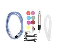 KP - 605 Machine de polissage pneumatique, mini stylo de meulage à air, outil de gravure à vitesse réglable avec 60 000 tr/min haute vitesse, corps en acier allié pour le