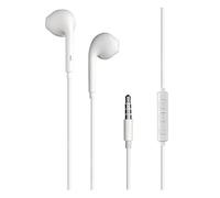 Bigben Connected Écouteurs intra-auriculaires Jack 3,5 mm avec télécommande et micro Bouton blanc