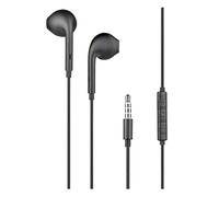 Bigben Connected Ecouteurs intra-auriculaires KP Bouton Jack 3.5 mm Télécommande & micro Noir