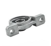 KP001 Roulement à bloc d'oreiller avec alésage de 12 mm, logement à billes sphérique monté sur rouleau, construction en alliage de zinc pour applications industrielles en min