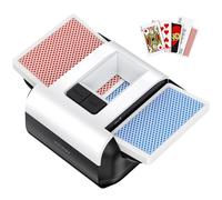KPAW Mélangeur Automatique - 1 à 2 Bureaux, Batterie Rechargeable de 2000 mAh, opération en Une Pression, Portable et innovante, adaptée pour Les Jeux de Cartes à Domicile, Le Poker, Le Texas Hold'em