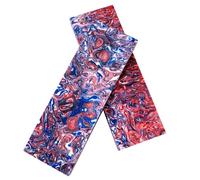 KPHYMOD Couteau Poignée échelles Lot de 2 poignées de couteaux en résine, écailles personnalisées à motif marbre, couteaux de remplacement à soie pleine décoration de poignée(Purple)