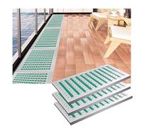 KPHYMOD Drainage de Tranchée Lot De 6 Grilles De Drainage en Acier Inoxydable De 2,5 Cm De Hauteur pour Allées, Trottoirs Et Terrasses(58x30x2.5cm/22.83x11.81x0.98in)