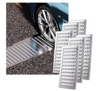 KPHYMOD Drainage de Tranchée Lot De 6 Grilles De Drainage pour Allée, Couvercle De Drain De Tranchée en Acier Inoxydable 304, Grille D'allée Robuste(58x30x2.5cm/22.83x11.81x0.98in)