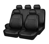 KPIRXO Housse Siege Voiture pour Kia Ceed/Cee'd I (Ed) 2007-2012, Voiture 5 Places Cuir Housse Voiture Siege Housse Siege Voiture Universel, Tuning Voiture Interieur,A/Black
