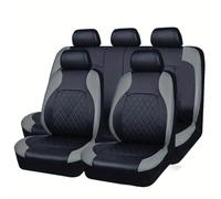 KPIRXO Housse Siege Voiture pour Kia Ceed/Cee'd I (Ed) 2007-2012, Voiture 5 Places Cuir Housse Voiture Siege Housse Siege Voiture Universel, Tuning Voiture Interieur,B/Grey