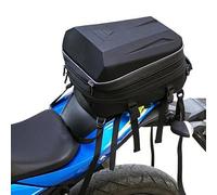 KPIRXO Sacoche Moto pour Suzuki AX4 2016-2023, Sac De Selle Moto Coque Dure avec Sangles Réglables étanche Et Résistant, Idéal pour Casque Gants Accessoires