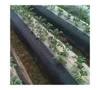 KPKPK Film de paillage PE Blanc-Noir, 25 m, for Plantation d'arbres agricoles et fruitiers, désherbage et Isolation Thermique - 1 pièce(0.008mmxWidth1500mm)