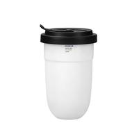 KPM Berlin LAB To-Go Tasse à café, en porcelaine, pour café, 460 ml, faite à la main, blanc