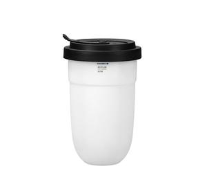 KPM Berlin LAB To-Go Tasse à café, en porcelaine, pour café, 460 ml, faite à la main, blanc