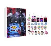 KPo_p Dem_ons Hun_ters Calendrier de l'Avent 2025 avec 24 Porteclés et à Collectionner décorations pour garçons Filles Adolescents 24pc Adorable Porteclés Calendrier