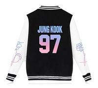 Kpop Bangtan Boys Love Yourself Veste de baseball Jimin Jungkook V Suga Rap Jhope Sweat à capuche