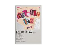 KPOP BETWEEN1&2 BY TWICE Poster mural esthétique pour salon, chambre à coucher, 30 x 45 cm, style sans cadre