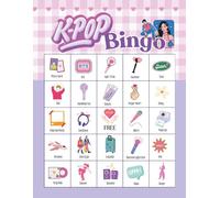 Kpop Bingo Game: K-pop Themed Party Games for music fandom, Comeback Viewing Parties, and Idol Fan Gifts