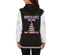 Kpop BTS Sweat à capuche Bangtan Boys Love Yourself Jimin Suga Jungkook V JIN - Noir - Taille S