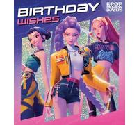 KPOP Carte d'anniversaire « Birthday Wishes » K-pop Demon Hunters