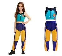 Kpop Costume de chasseur pour fille - Costume de chasseur kpop Demon Hunter - Costume pour fille - Cosplay - Films d'anime - Idole - Costume pour carnaval - Robe de scène - Robe de fête - ZY - 150 cm