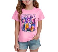Kpop D-Demon H-Hunters T-Shirt Filles Manches Courtes pour Fille Garçon Tee Shirt à Manche T-Shirt Hauts Décontractés Comfortable Mignon