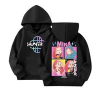 Kpop Dem_ons Hu_nters Style Streetwear Merch Girls' Hoodies K-Pop Demon Hunter Long Graphic Sweatshirt Kids KP_OP D-De_Mon H- Hu_nters Plain Clothes Girls Boys