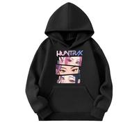 Kpop Dem_ons Hu_nters Style Streetwear Merch Girls' Hoodies K-Pop Demon Hunter Long Graphic Sweatshirt Kids KP_OP D-De_Mon H- Hu_nters Plain Clothes Girls Boys