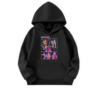 Kpop Dem_ons Hu_nters Style Streetwear Merch Girls' Hoodies K-Pop Demon Hunter Long Graphic Sweatshirt Kids KP_OP D-De_Mon H- Hu_nters Plain Clothes Girls Boys