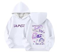 Kpop Dem_ons Hu_nters Style Streetwear Merch Girls' Hoodies K-Pop Demon Hunter Long Graphic Sweatshirt Kids KP_OP D-De_Mon H- Hu_nters Plain Clothes Girls Boys